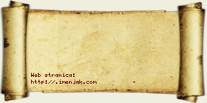 Bojana Jakupi vizit kartica